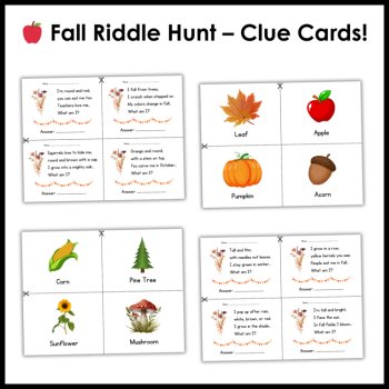 Fall Nature Scavenger Hunt - Fall Nature Walk Exploration - 3rd 4th 5th Grade, image 3
