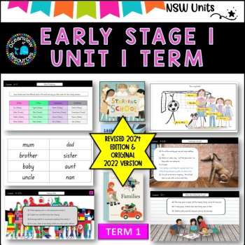 ES1 UNIT 1 (2024 update) STARTING SCHOOL, FAMILIES Component B NSW DET unit, image 4