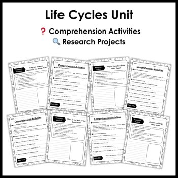 Spring Science Reading Comprehension Activities | Life Cycle of a Bee Ant & More, image 3