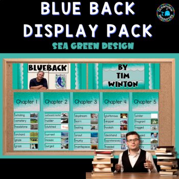 BLUEBACK - SEA GREEN, Banner-Word Wall, spelling , bingo, learning intentions, image 3