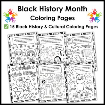 Black History Month Coloring Pages Culture & History Juneteenth Coloring Sheets, image 2