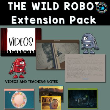 The Wild Robot - book study I extension worksheets, print and digital activities, image 4