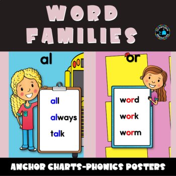 Word Family Anchor Charts | Phonics Posters | Rhyming Words, image 4
