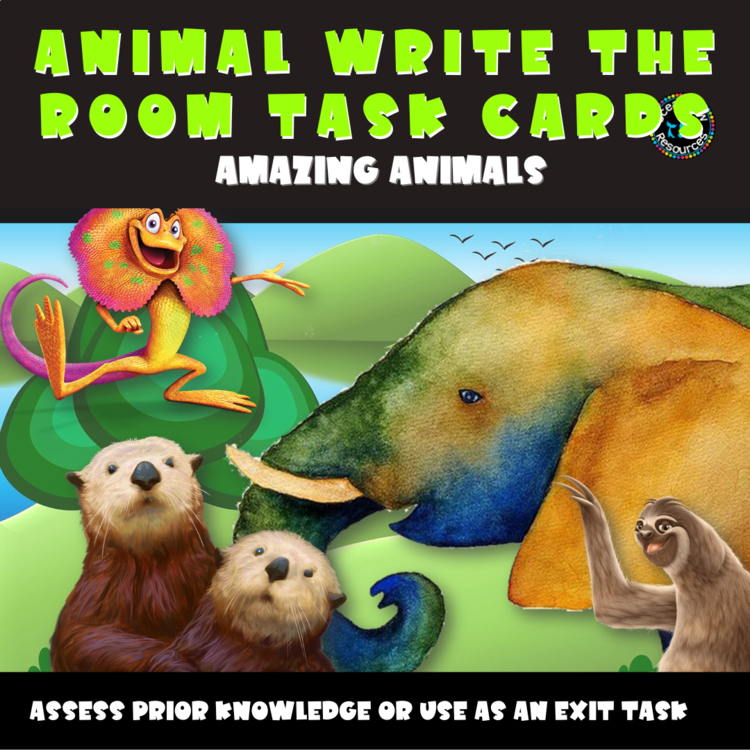 Animal Kingdom Adventure: Write the Room/Escape Room Activity  Description:
