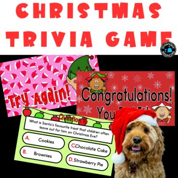 CHRISTMAS TRIVIA COUNTDOWN interactive PowerPoint Game and write the room cards, image 4