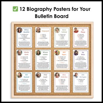 Native American Heritage Month Reading Comprehension Activities - Bulletin Board, image 3