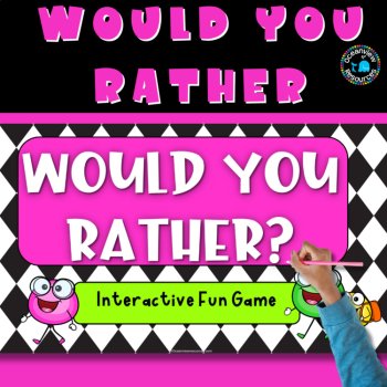 WOULD YOU RATHER  interactive PowerPoint Game., image 2