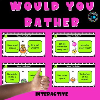 WOULD YOU RATHER  interactive PowerPoint Game., image 3