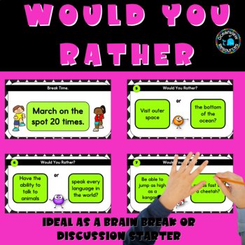 WOULD YOU RATHER  interactive PowerPoint Game., image 4