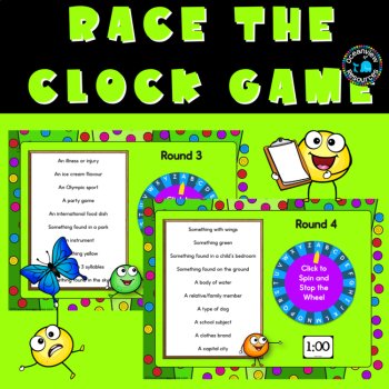 Race the clock CATEGORIES interactive PowerPoint Game., image 3