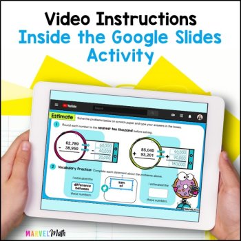 Estimating Sums and Differences - Rounding Google Slides - 3 to 6-digit Numbers, image 2