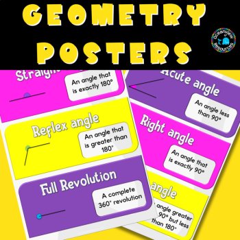 ANGLE Anchor Charts- Posters to support the teaching of angles, image 2