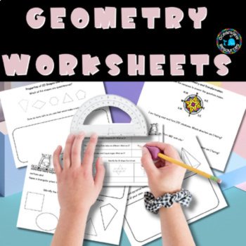 Geometry Pack-Properties of 2D,3D shapes and Angles. Bingo cards and worksheets., image 4