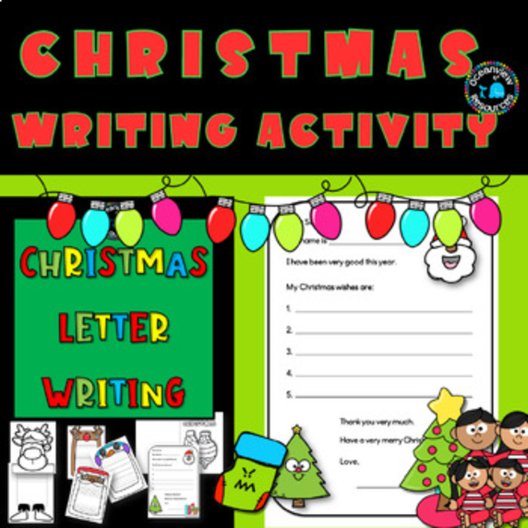 Christmas Writing Activity- Low Prep any grade. Fun activity