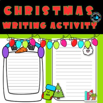 Christmas Writing Activity- Low Prep any grade. Fun activity, image 2