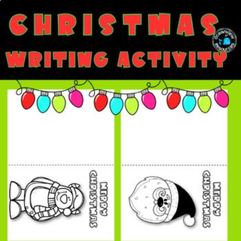 Christmas Writing Activity- Low Prep any grade. Fun activity, image 4