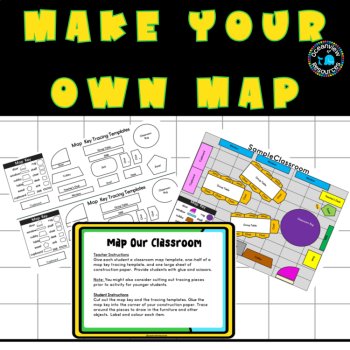 Mapping Skills, create your own maps - classroom, town and zoo, image 2
