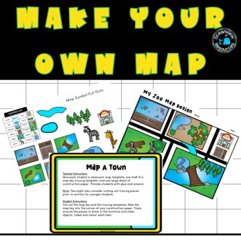 Mapping Skills, create your own maps - classroom, town and zoo, image 3