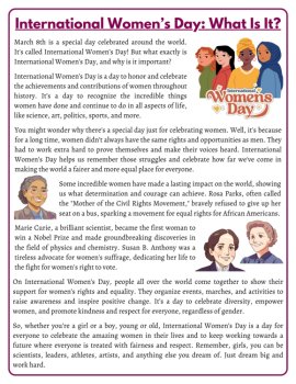 International Women's Day Pack | Reading - Writing - Bulletin Board Decor, image 2
