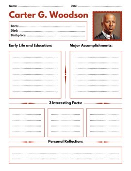 Black History Month What Is It - Reading - Writing - Biography Research Projects, image 4