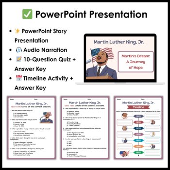 Martin Luther King Day - Reading - Writing - Bulletin Board - PPT Presentation, image 4