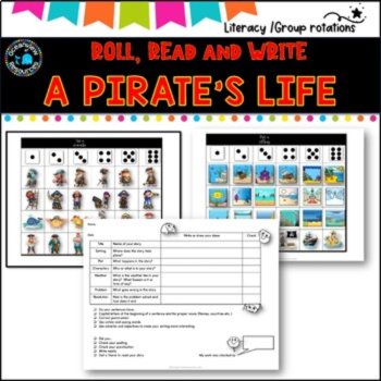 Roll a story, A PIRATES LIFE- characters, settings and story helpers, image 4