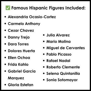 Hispanic Heritage Month Bulletin Board - 18 Inspirational Quote Posters, image 4