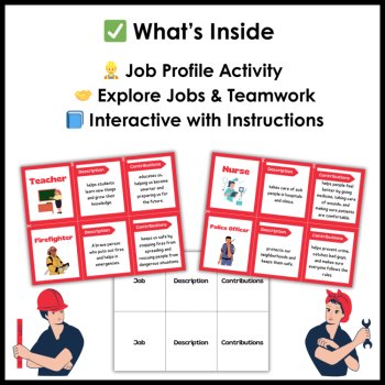 Labor Day Reading Comprehension Passage and Activities - Worksheets - Task Cards, image 4