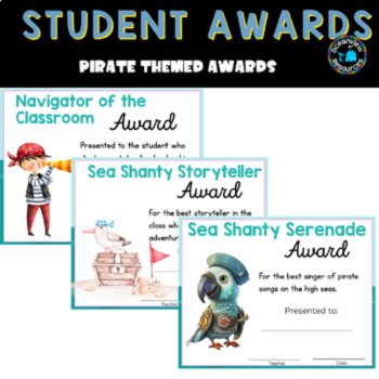 Pirate Themed AWARD cards, image 2