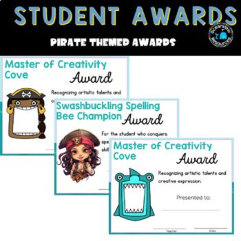 Pirate Themed AWARD cards, image 3