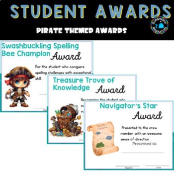 Pirate Themed AWARD cards, image 4