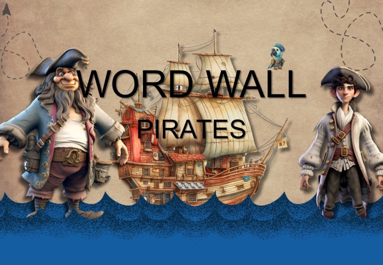 Pirate Word Wall Cards