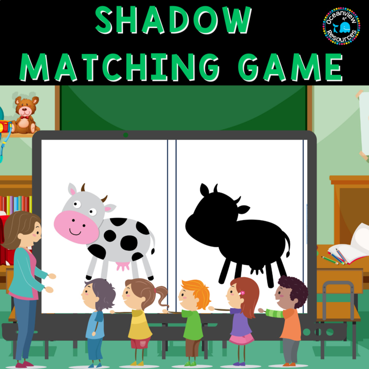 Find my Partner-animal shadow matching and class management game