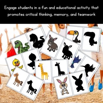 Find my Partner-animal shadow matching and class management game, image 2