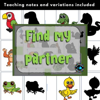 Find my Partner-animal shadow matching and class management game, image 4
