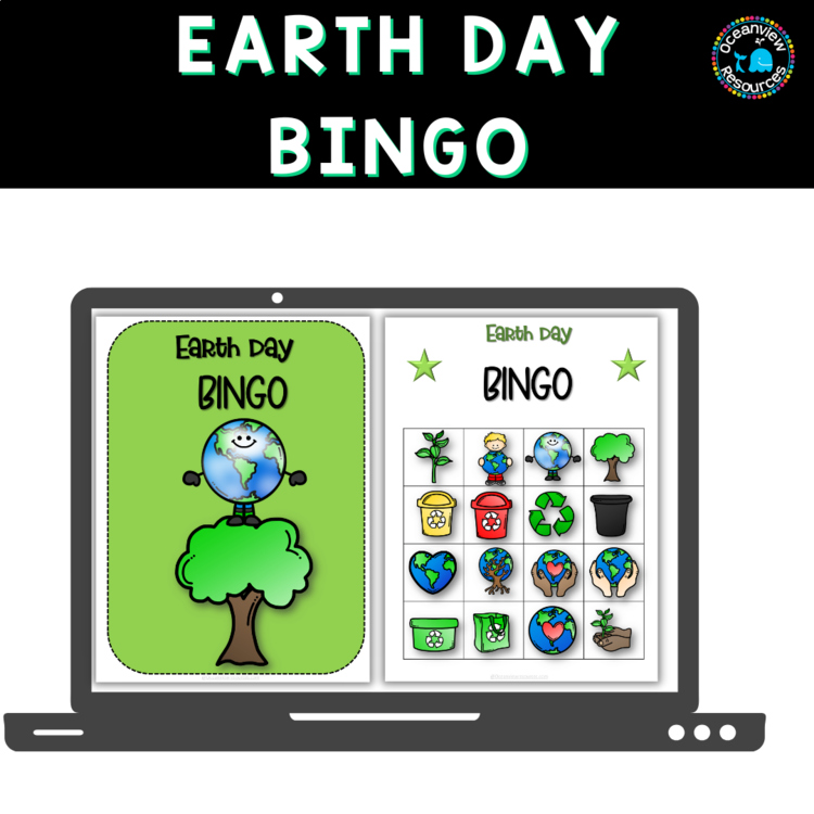 EARTH DAY- bingo fun 30 different Bingo Cards with Calling cards