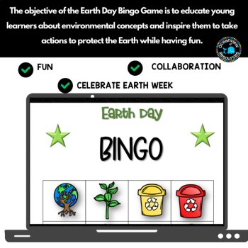 EARTH DAY- bingo fun 30 different Bingo Cards with Calling cards, image 2