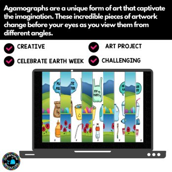 EARTH DAY Agamograph Art Activity, image 2