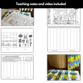 EARTH DAY Agamograph Art Activity, image 4