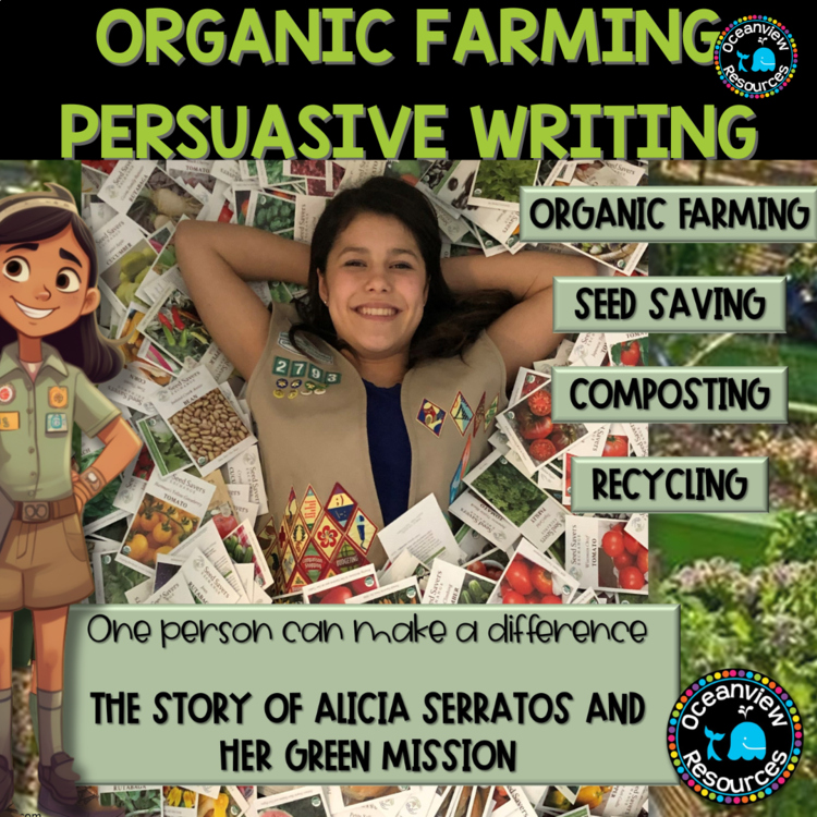 Organic Farming-Persuasive writing-the story of Alicia Serratos Research Project