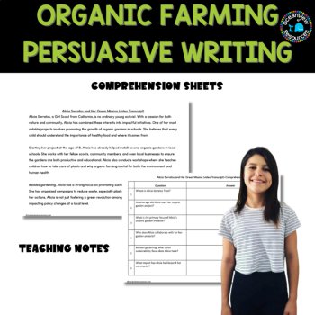 Organic Farming-Persuasive writing-the story of Alicia Serratos Research Project, image 4