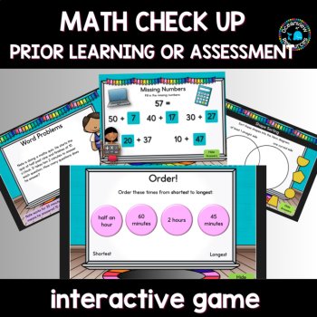 Grades 1-2 Math assessment and prior learning game, image 3