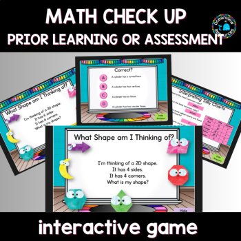 Grades 1-2 Math assessment and prior learning game, image 4