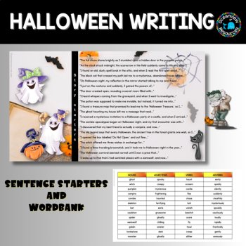 SPOOKY Creative Writing -Halloween. Templates and PPT presentation, image 4