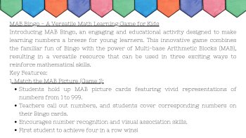 MAB blocks bingo game to 999 with cut and match activity, image 2