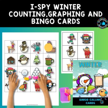 WINTER-inspired Counting, Tallying, Graphing, and Bingo Activity for Children, image 3