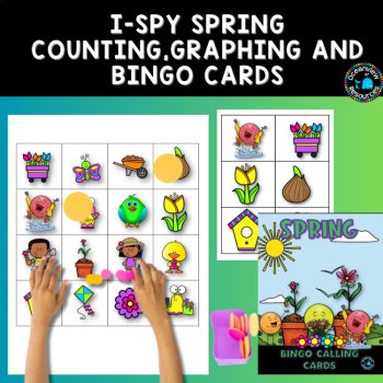 SPRING-inspired Counting, Tallying, Graphing, and Bingo Activity for Children, image 3