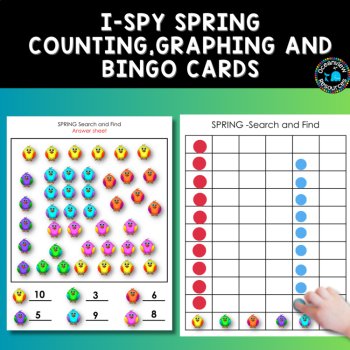 SPRING-inspired Counting, Tallying, Graphing, and Bingo Activity for Children, image 4
