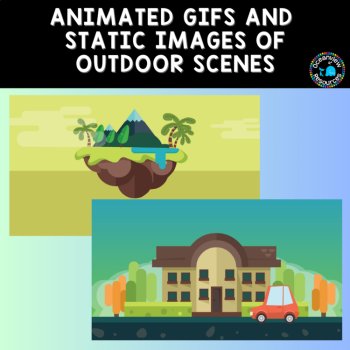 Outdoor  GIF Backgrounds and JPG files, for TPT sellers, image 2