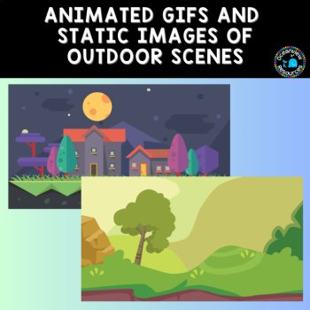 Outdoor  GIF Backgrounds and JPG files, for TPT sellers, image 3
